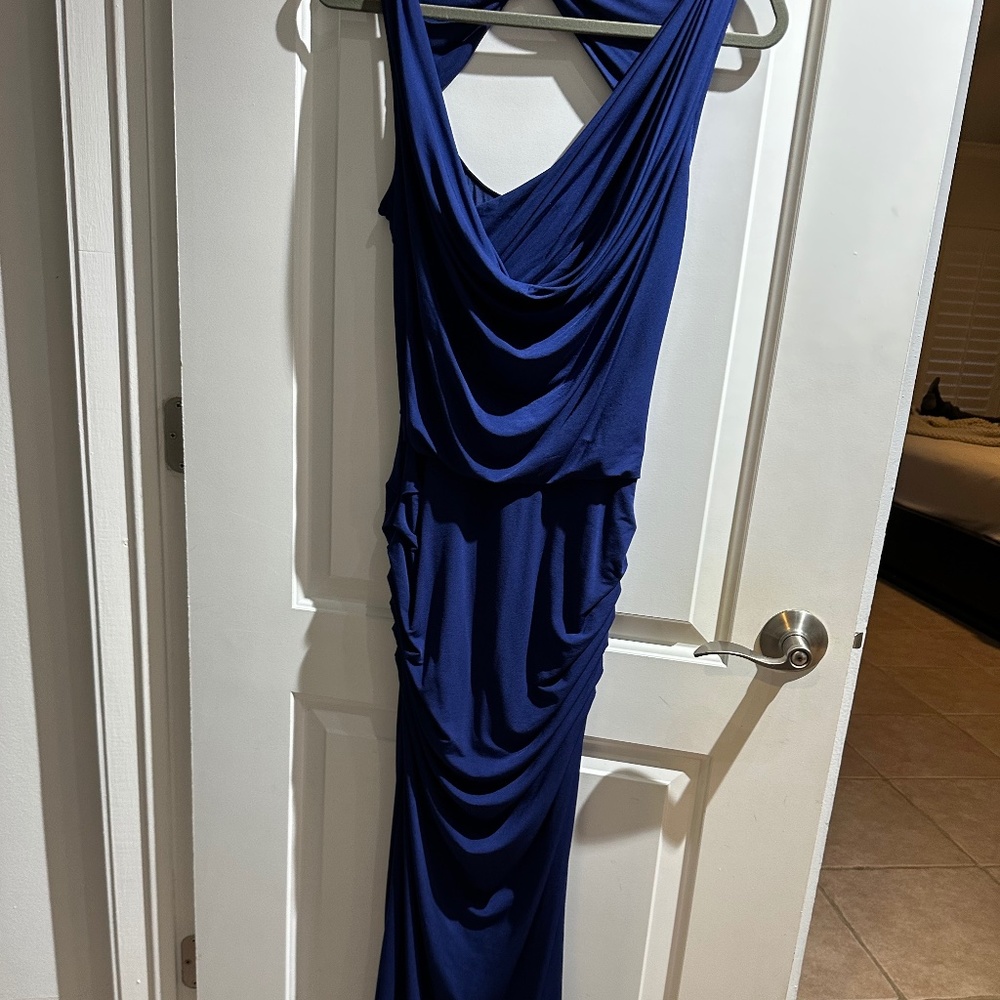 Bcbg blue small formal dress